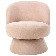 Eloise Chenille Swivel Armchair